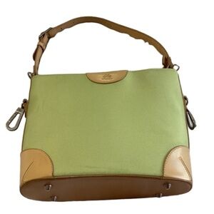 Joy Mangano Green Expandable Tote Bag